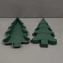 Operitacx 2pcs Christmas Tree Silicone Molds for Cake, Non-stick Baking Molds, Christmas Cake Mold Baking Diy Tools for Holiday New Year Party