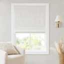 Madison Park Roman Shade, Blackout Blinds Thermal Insulated, 29x64 White
Cordless Roman Shades for Indoor Windows, Privacy Linen Textured Window Treatment for Living Room, Inside/Outside Mount