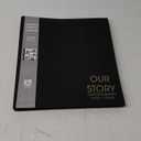 Malden International Designs 5 Up 4x6 Our Story Lived + Loved Black Fabric Post bound Photo Album Hard Cover (7135-56)