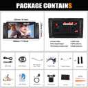 1G+32G Android 13 Car Stereo with Wireless CarPlay Android Auto for BMW 5 Series X5 E39 E53 M5 1996-2006, 9" Touchscreen Radio with Backup Camera GPS Navigation HiFi WiFi Bluetooth FM Audio Receivers