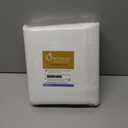 OWENIE Bob White Curtains 84 Inch Length 2 Panels Set for Living Room Bedroom, Light Filtering Rod Pocket Faux Linen Textured Curtain Drapes 84 inches Long, 2 Pcs Each 40Wx84L Inch, White