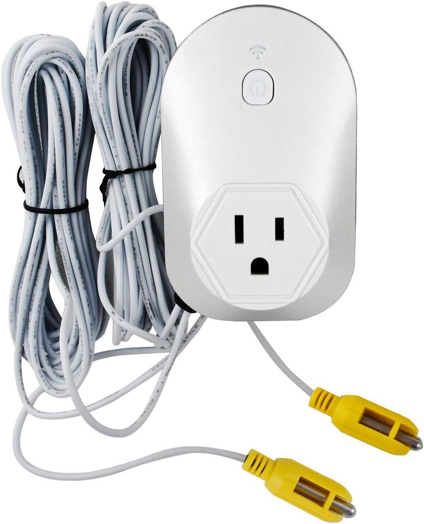 Briidea Hi-Lo Sump Pump Controller with Dual Float Switch and Overload Protection (White)