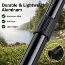 4 Pack Adjustable Tarp Poles, Telescoping Aluminum Tent Poles for Canopy