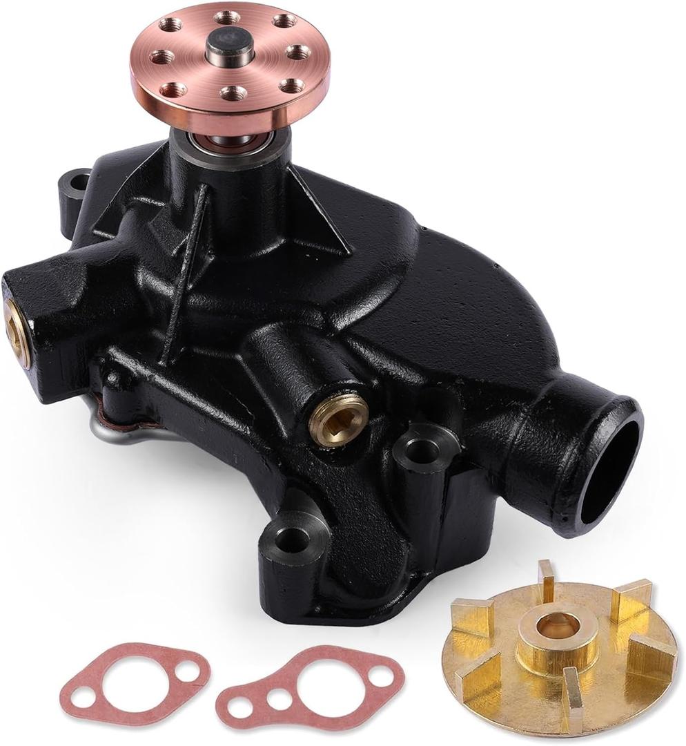 8M0113734 (Original Bronze Impeller,C&U Bearing) Sea Water Pump For 4.3L 5.0L 5.7L V6 V8 Volvo Penta,Mercruiser,OMC,Stern Drive,Chrysler,Indmar-Inboard GM 350 305,Replaces# 3853850 8503991