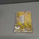 2 x 160PCS FIVEIZERO Silicone Beads for Keychain Making, Yellow Mixed 6 Colors Round Silicone Beads Bulk for Pens, Rubber Bead for Bracelets and DIY Crafts (12mm)