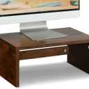 TEAMIX Higher Monitor Stand Riser-6.7 inch, Monitor Riser with Storage for Desk Small Monitor Stand TV/Screen/PC/Laptop Riser Computer Stand Desktop Shelf