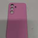 Varikke Compatible with Samsung Galaxy S25 Case, Liquid Silicone Upgrade [Camera Protection] [Anti-Scratch Microfiber Lining] Slim Soft Touch Gel Rubber Full Body Protective Phone Case 6.2", Fucisia