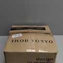 Oakoa Home Modern Large Dinner Plate Glass Fruit and Vegetable Salad Bowl Golden Border Dinner Plate Home Dessert Noodle Soup Large Bowl Kitchen Tableware Stackable Dinner Plates 