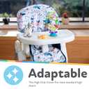 Nuby High Chair Cover Protecting from Spills and Crumbs, Water Resistant, Floral Print