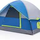 OLIXIS Camping Tent 4 Person, Waterproof Windproof Dome Tent with Multi-Directional Ventilation, Quick 5 Min Setup for Family Outdoor, Backpacking, Hiking, Navy Blue