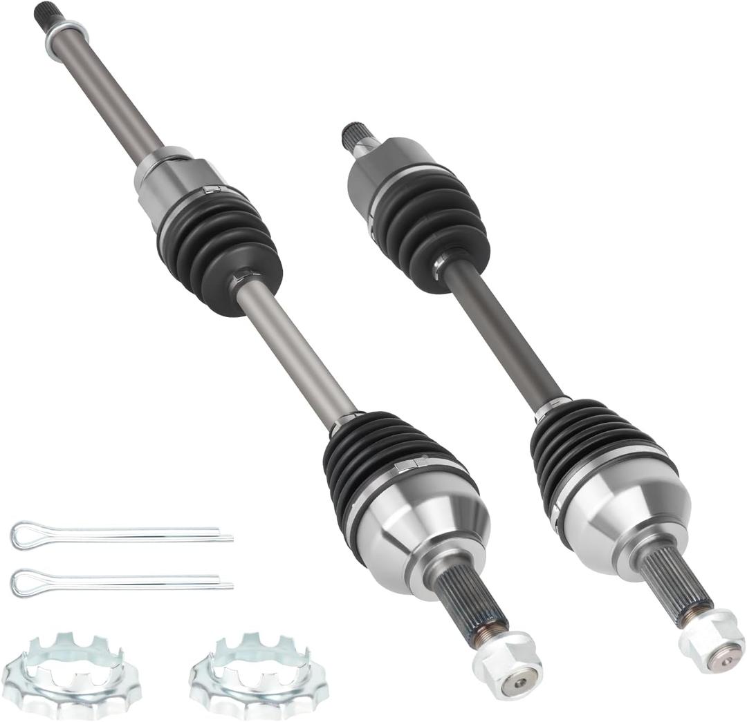 Front Left&Right CV Axle Shaft Kit for Nissan Altima 2.5L 2007-2013, for Rogue 2.5L 2008-2013, Automatic CVT Trans only, Replace for 66-6262 66-6264, 2 pack FWD Only