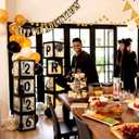 Foilswirl Class of 2026 Prom Graduation Decorations Set of 8 Black Clear Boxes with 35 Balloons and 8 Letters 2026 Prom Black and Silver Congrats Grad Party Supplies for Senior Night Any Grades