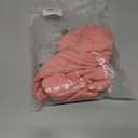 SOUWINEMYI Womens Cap Sleeve T Shirts V Neck Casual Tops Oversized T-Shirt Summer Trendy Lightweight Loose Fit Basic Tees (Pink, M)