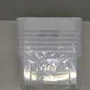 NUMIFUN Plastic Storage Bins with Lids 6 Pack Storage Organizer, 7 Quart Stackable Storage Bins with Buckle-Up Latches and Handle Storage totes easy for Home Office Pantry Organization, Clear Lids