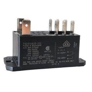 T92S11A22-120 120V AC 30A DPDT 8 Pin T92 Series Style Power Relay 8075802