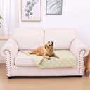 hyha Waterproof Dog Bed Blanket, Soft Pet Blankets, Waterproof Couch Cover for Dogs, Reversible Sofa Covers Washable for Furniture (40x90 Inch, Beige/Beige)