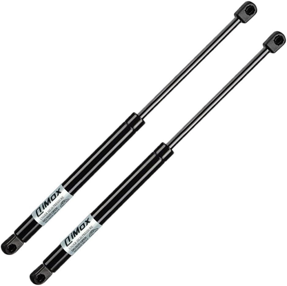 Qty (2) C1615056 12 inch 90LB/400N Gas Strut Shocks Spring Lift Supports for Leer Camper Shell Window, Snugtop Truck Topper Door, RV Cabinet Door, Tool Box Lid, Boat Storage, and Toy Toolbox Cover