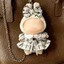 5 x Clothes for LABUBU 17cm Doll (NO Doll), Outfit for LABUBU, Dress and Hairpin Set for LABUBU Dress Up, Fashion and Premium Dolls Accessories for LABUBU (Style P)