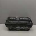 6 Packs 17 Inch Window Flower Planter Boxes, Plastic Vegetable Plant Boxes with 6 Pcs Trays, Rectangle Planter Pots with 30 Pcs Labels, White2