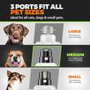 Whisper Quiet Dog Nail Grinder with 4 LED Lights, Safe & Stress-Free for Sensitive Dogs of All Breeds & Sizes, 3 Grinding Bits, 3-Speed, Pet Nail Trimmers, Rechargeable Painless Grooming Kit White