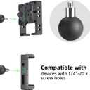 FANAUE 2 Pack Ball Mount Compatible with RAM Mounts B Size 1" Ball Components (1 Inch Ball)