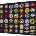 Tactical Patch Display Panel Holder Board for Military Army Combat Morale Uniform Hook and Loop Emblems, 24 Inches x 36 Inches (Medium), No Patches Included