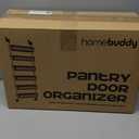 HomeBuddy Pantry Door Organizer - 6 Basket Over The Door Organizer, Sturdy Back of Door Storage Organizer with 3 Sets of Padded Hooks - Door Shelf for Kitchen, Bathroom, Wardrobe