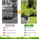 Universal Steel Wire Trimmer Head for Gas Weed Eater,7 Inch Heavy-Duty Brush Cutter Replacement Compatible with Stihl FS55, Husqvarna 128LD, Echo SRM225, and Other Models(7"+6 Blades) (2)