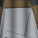 Masupu Floating Nightstand, Wall Mounted Floating Bedside Table with Storage Drawer and Open Shelf, Modern Bedroom Nightstand, 19.3" x 11.4" x 10", White