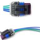 LS IAC Wire Pigtail Connector Idle Air Control Valve Connector LS1 LSX Plug Wire Harness WPIAC30 Compatible with 1999 and newer GM DBC LS series engines