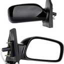 SCITOO Door Mirrors, fit for Exterior Accessories Mirrors fit 2003-2008 for Corolla with Power Controlling Non-telesccoping Non-Folding Features (Passenger Side)