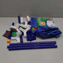 Gemscream Football Bean Bag Toss Games with 6 Bean Bags Portable PVC Framed Cornhole Game Set for Family Holiday Birthday Party