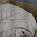 Andency Khaki Comforters Queen Size Set, Boho Beige Soft Fluffy Tan Warm Lightweight Bedding Comforter Sets for Queen Bed, 3 Pieces Taupe Chevron Tufted Aesthetic Microfiber Lightweight Comforter Set (Queen (90"x90"))