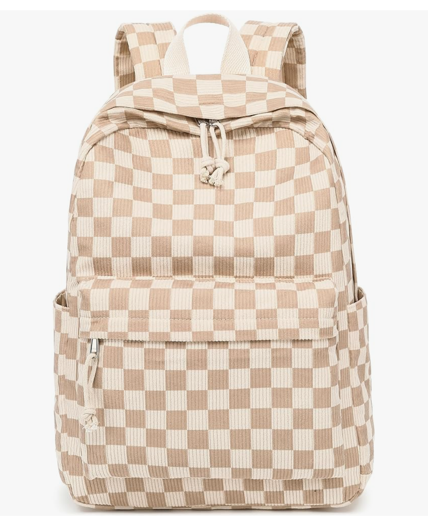 Bluboon School Backpack for Teen Girls Bookbags Elementary High School Corduroy Laptop Bags Women Travel Daypacks