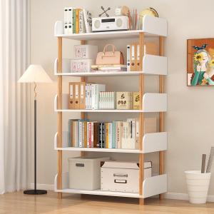 5-Tier Open Bookcase with Extra-Deep Shelves - Modern Display Bookshelf Premium Solid Wood for Living Room, Home Office & Bedroom, 11.8in Deep Storage Cabinet, Warm White (Warm White, Extra Large, 5)
