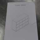 Concho Dresser for Bedroom with 6 Drawers, Wood Chest of Drawers with Large Storage Space, Closet Storage Organizer for Living Room, Bedroom, Hallway, Closet, White