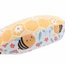 Nursing Pillow Cover Stretchy Pillow Slipcovers for Breastfeeding Moms Two-Sided Design (Bee Combination)