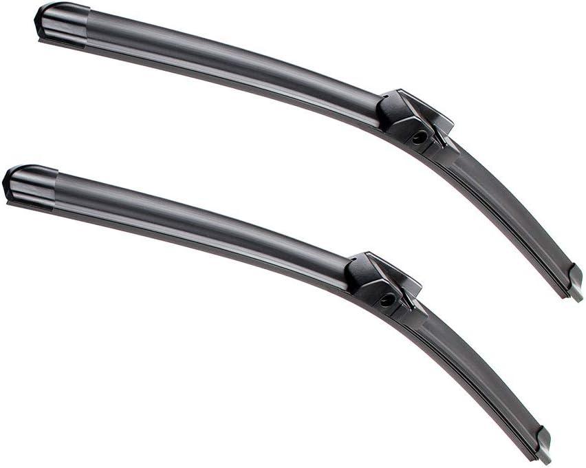 2 Factory Wiper Blades Replacement for BW 2010-2016 5 & 7-Series F01 F02 F04 F07 F10 M5 Original Equipment Windshield Wiper Blades Set - 26"+18" (Set of 2) Side Lock