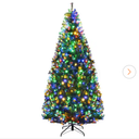 7 ft. Pre-Lit Artificial Christmas Tree with 500 LED Lights