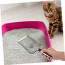 Abaodam Stainless Steel Litter Scoop, Metal Cat Litter Scooper Sifter with Fine Mesh, Deep Shovel for Easy Sifting Cleaning, Pooper Scooper for Pets
