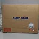 ANDY STAR 24"x32" Gold Mirror, Brushed Brass Scalloped Wall Mirror, Bathroom Wall Mirror with Stainless Steel Metal Framed Ideal for Bedroom, Hallway