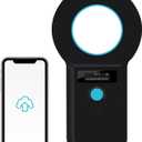 Smoostart Bluetooth Microchip Scanner, 1000 Records Increased Huge Data Storage Upload to PC & Mobile Phone, Scanning Distance and Speed Increase, Compatible with FDX-B/EMID Microchips