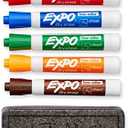EXPO 80556 Low-Odor Dry Erase Set, Chisel Tip, Assorted Colors, 7-Piece