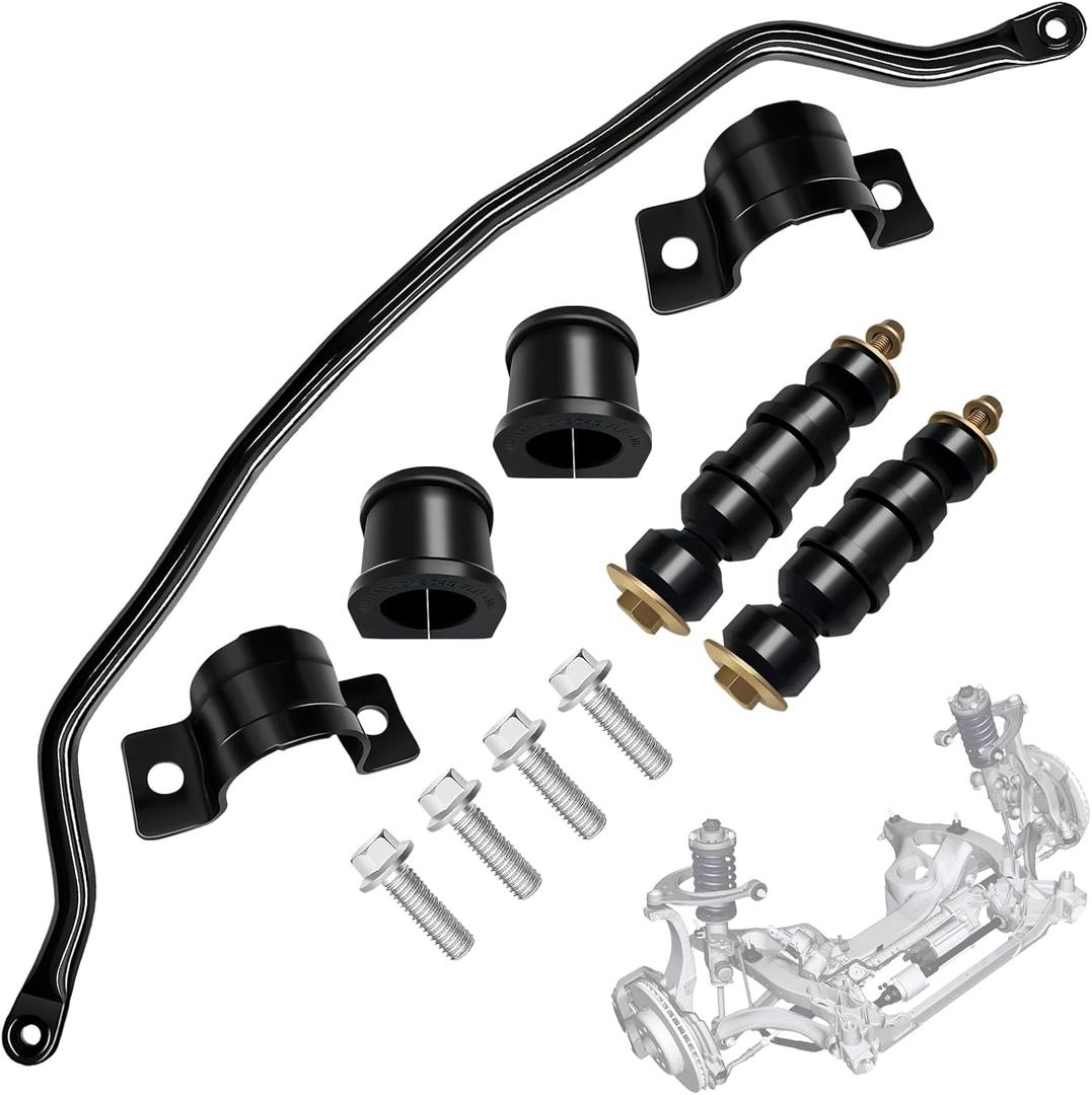 [33mm] Front Sway Bar Kit, 927-100 Front Suspension Stabilizer Bar with Sway Bar Link Kit Fits for Chevy Buick Pontiac Impala Limited Grand Prix Monte Carlo Venture Montana Century, 10257316