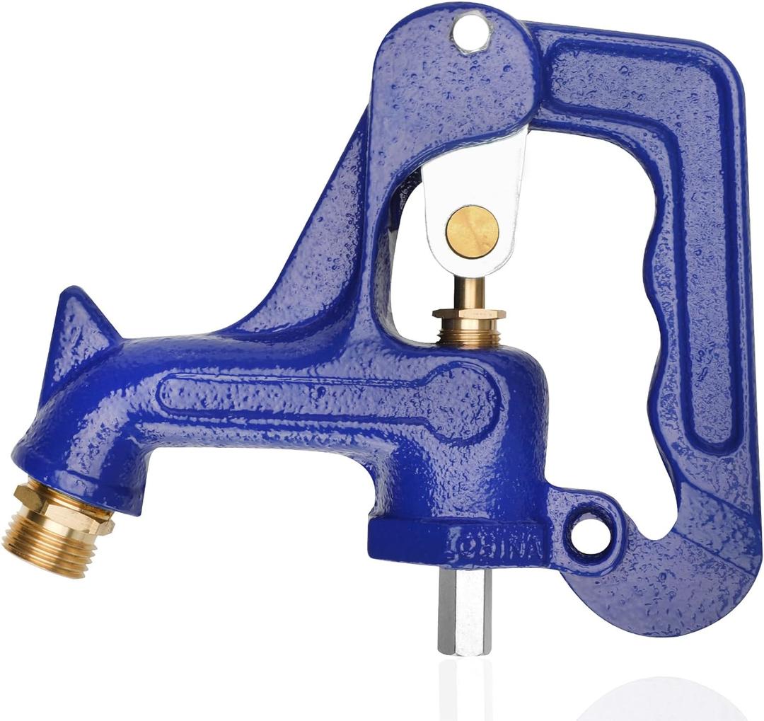 Yard Fire Hydrant Head, Adapts to 3/8"-16UNC Male Thread Rod,1" NPT Male Thread Pipe.for Yard, Garden, Pasture Irrigation and Drinkin (No Tubes and plungers) (only Faucet)