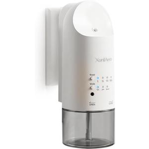 Plug in Waterless Essential Oil Diffuser for Home, 160ML Wall Scent Diffuser, Up to 500 Sq Ft, 4 Fragrance Levels, 12H/24H/Smart Light Sensor Modes, Quiet Aroma Diffuser, White