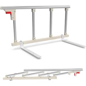 Bed Rails for Elderly Adults Safety, Folding Bedside Assist Rail Handle, Collapsible Bed Fence Preventing Falling for King, Queen, Full, Twin