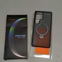 TORRAS 360 Spin Magnetic Stand for Samsung Galaxy S25 Ultra Case, Fit for Magsafe, Military Grade Slim Protective S25 Ultra Case with Kickstand & Ring Holder, Ostand Spin, Translucent Frosted Black