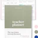 Lamare Teacher Planner 2025-2026 Academic Year – Undated Planner & Lesson Planner Book for Teachers with Class Schedule, Student Info & Weekly Planning