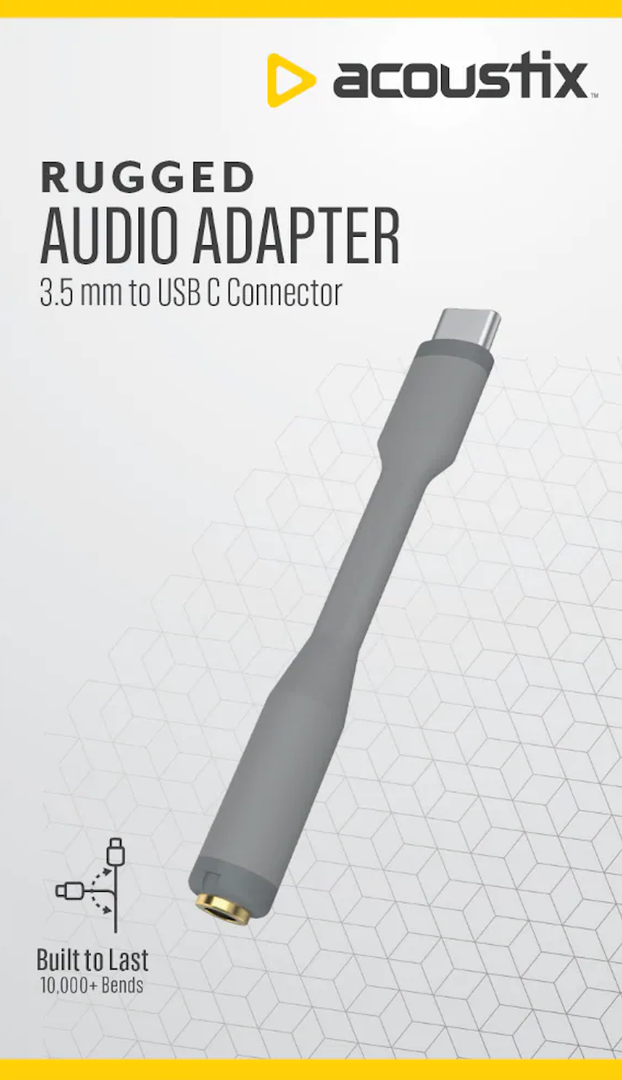 CCY 3,5MM TO USB C AUDIO ADAPTER BLACK
